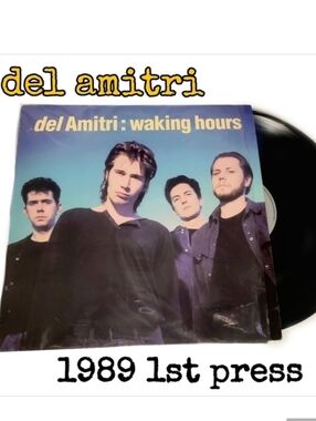 1989 Del Amitri Waking Hours 1st Press Greman Import Vinyl Record